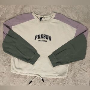 H&M Freso Colorblock Cinch Sweater